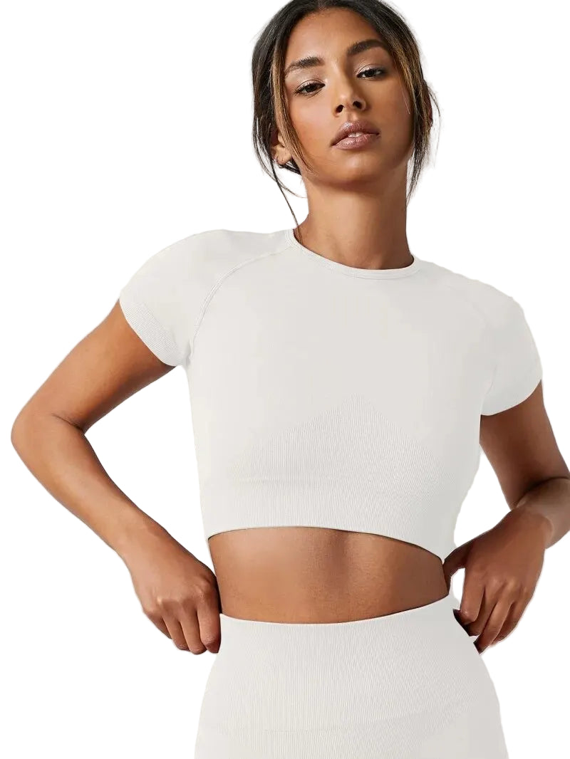 AeroFlo Short Sleeve Yoga Top