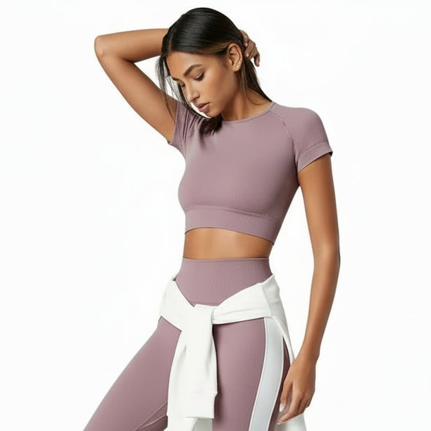 AeroFlo Short Sleeve Yoga Top